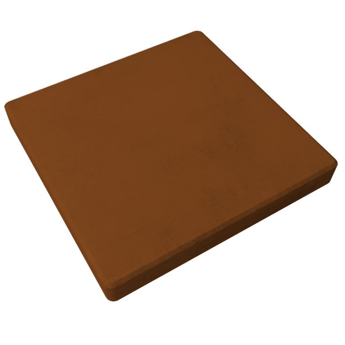 Квадратная тротуарная плитка 300х300х80 Коричневый